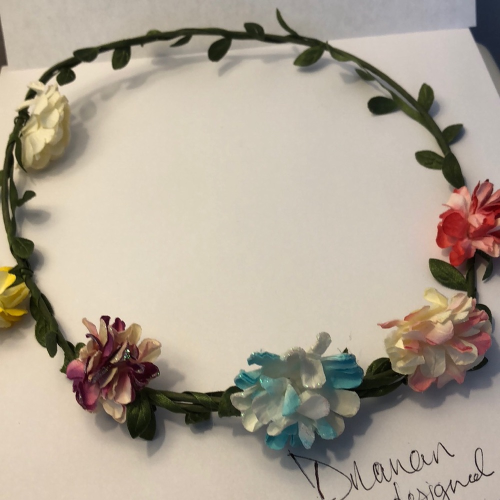 Rainbow Flower Crown